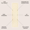 thumbnail image 3 of JONATHAN Y SANTA MONICA 2 x 10 Runner Rug, Charleston Vintage Filigree Textured Weave - Cream/Yellow, SMB106M-210, 3 of 3