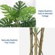 thumbnail image 2 of Qinaqin 6-Foot Artificial Monstera de Profundidadliciosa Plant con a Negro Pot Grande Fake Tropical Floor Tree para Indoor o Outdoor Hogar Oficina Living Sala Profundidadcor, 2 of 7