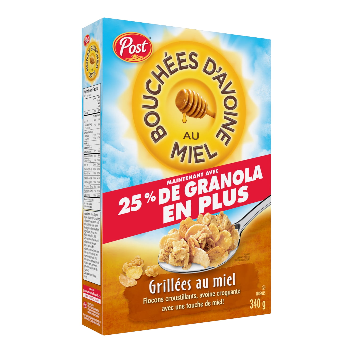 Post Honey Bunches of Oats Honey Roasted Cereal, Honey Roasted Cereal 340g