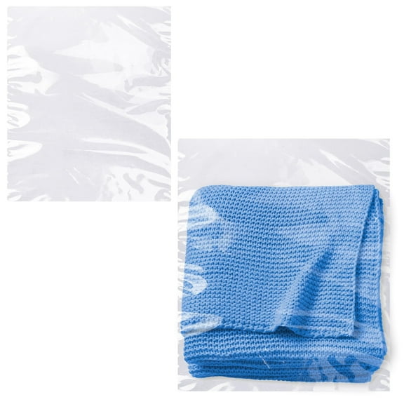 Clear Packing Bags, Open Top Poly Mailers, 500 Count, 18 x 20 in