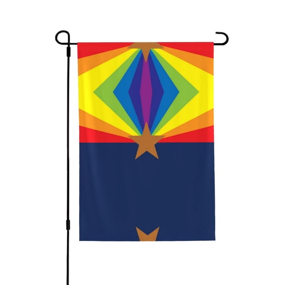 Arizona Flag Gay Pride House Flag 28 X 40 Inch Garden Flag Decorative House Yard Double Sided Flag For Decoration