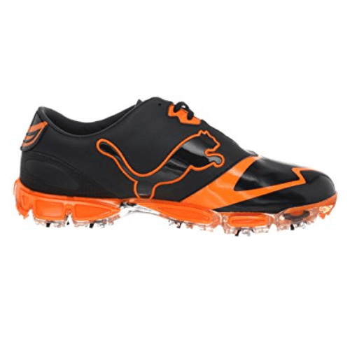 chaussure golf puma orange