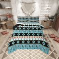 thumbnail image 1 of Erosebridal Blue Aztec Patchwork Bedding Twin Comforter Set, Rustic Cow Skull Tribal Dreamcatcher Down Comforter, Reversible 2 Pieces, 1 of 8