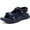Dark Blue, variant on Men's Hiking Sandals Arch Support Walking Sandals for Men 2026 Trail Fisherman Breathable Mesh Water Beach and Sports with Adjustable Strap Black Size 10