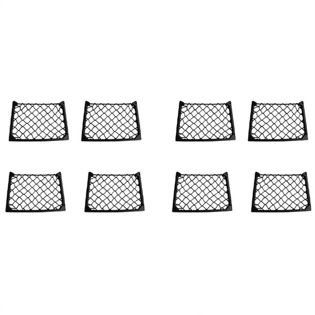 8PCS Large Elastic Net Storage Magazine Holder Rack Car/Caravan/Motorhome/Boat Camping Accessories Caravan Accessories