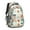 Lovely Dog Breeds, variant on Grey Dog Paw Footprint Backpack for School,Cute School Bag,Schoolbag with Adjustable Shoulder Straps & Padded Back,16.9 Inch