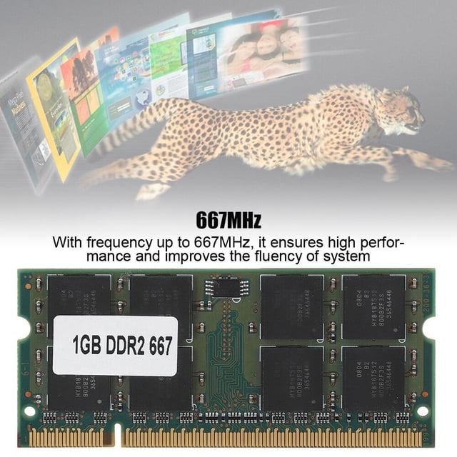DDR2 1G 667MHZ PARA PC2-5300 RAM Notoboy Memoria Totalmento Compatible de 200pin Módulos de Memoria Portál