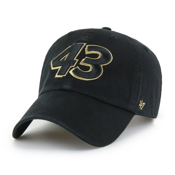 Men's '47  Black Erik Jones  Clean Up Adjustable Hat