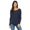 thumbnail image 1 of Bella + Canvas Ladies' Flowy Long-Sleeve T-Shirt with 2x1 Sleeves, 1 of 1