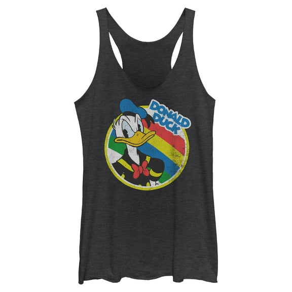 Womens Mickey & Friends Serious Donald Duck Racerback Tank