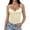Yellow Tank Tops, variant on Women V Neck Velvet Lace Trim Sleeveless Camisole Cropped Tank Tops Backless Casual Summer Solid Color Wear Cozy Female Camis