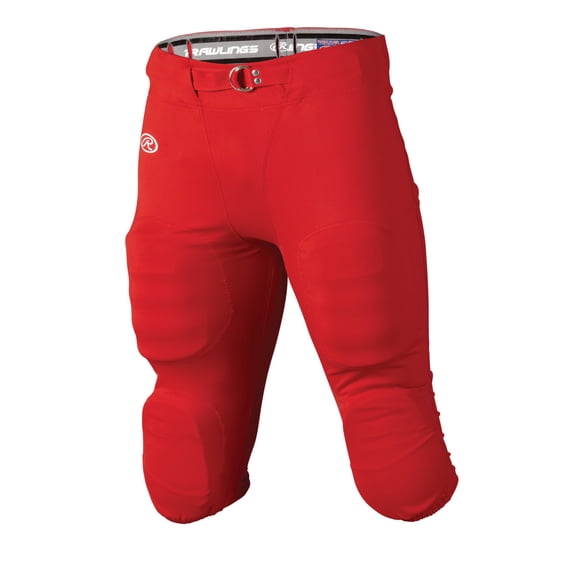 Rawlings Youth High Performance Game Football Pant Scarlet Youth X-Small