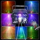 thumbnail image 3 of Patrón de iluminación de escenario Luz estroboscópica para fiesta Luz de fiesta RGB Control remoto Control de sonido Decoración Productos de iluminación, 3 of 9