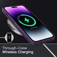 thumbnail image 3 of JETech Matte Case for iPhone 14 Pro Max 6.7-Inch, Shockproof Military Grade Drop Protection, Frosted Translucent Back Phone Cover, Anti-Fingerprint (Deep Purple), 3 of 6