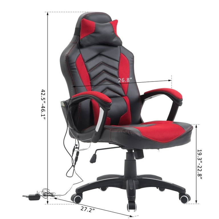 Homcom racing office sale chair