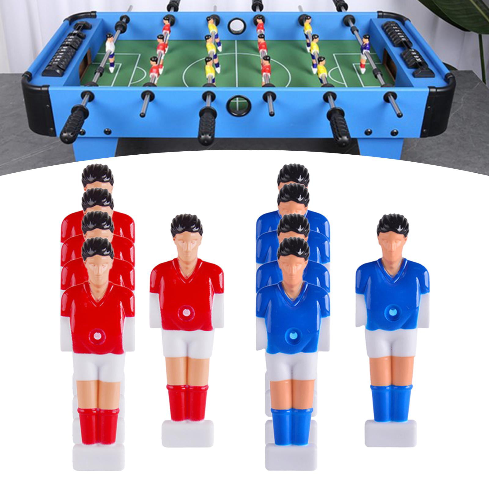 Table Football Man Replacements Table 11Pcs Durable Ball Player Entertainment for Football Game 1.4M Table Soccer Ball Player 