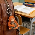 thumbnail image 6 of Protect Punch Monkey Keychain, 3D Cute Monkey Holding Plush Toy Hanging Keychain for Backpack Purse Car Keys Gift, 6 of 8