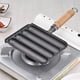 thumbnail image 5 of Salchicha del arrabio que cocina la herramienta cómoda sostener la cacerola cuadrada para salchichas fácil limpia, 5 of 7