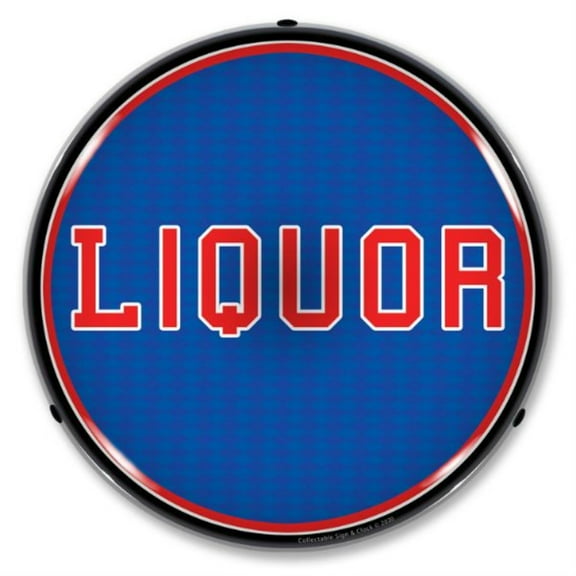 Collectable Sign and Clock Liquor LED Lighted Premium Sign