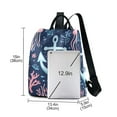 thumbnail image 3 of FORMRS Women's Travel Backpack Purse Anti-Theft Hidden Pockets Casual Shoulder Bag, Light Blue Anchor, 3 of 7
