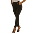 thumbnail image 4 of High Waist Sculpting Treggings With Front Pockets - Black, 4 of 7