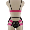 thumbnail image 4 of Ropa interior sexy Europa y Estados Unidos ropa interior sexy conjunto sexy de tres puntos con encaje de pestañas, 4 of 5