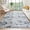 Light Gray, variant on Twister.CK 8' x 10' Area Rug, Tie-Dye Plush Non-Skid Rug, for Bedroom Living Room Nursery, Light Gray