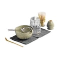 thumbnail image 3 of Juego de 7 piezas de té matcha japonés, juego completo de matcha ceremonial japonés con cuchara de té, juego de batidor de matcha japonés para oficina Verde, 3 of 5