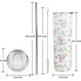 thumbnail image 6 of Athenstics Pig Gifts for Pig Lovers - Pig Tumbler Pig Cup With Lid and Straw - 20 Oz Stainless Steel Insulated Water Bottle - Birthday Christmas Gift, 6 of 6