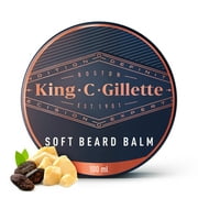 King C. Gillette Men's Soft Beard Balm, 3.4 Ounces