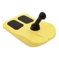thumbnail image 4 of Yellow Snow Sleds for Kids and Adult Freestyle Mini Luge Snow Sled with Handle, Lightweight Compact Scooter Snowboard for Snow, Grass & Sand, 4 of 17