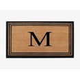 thumbnail image 1 of Tapis de Porte en Fibre de Coco Naturelle A1HC pour Porte d'Entrée, Tapis Durable Traité Anti-Dérapant pour Entrée, Robuste, Facile à Nettoyer, Longue Durée, Tapis d'Entrée de Porche avant 24x39, 1 of 4