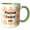 Green/White, variant on 3drose, Fun Design for Fortune Cookie Celebration, 15oz Mug