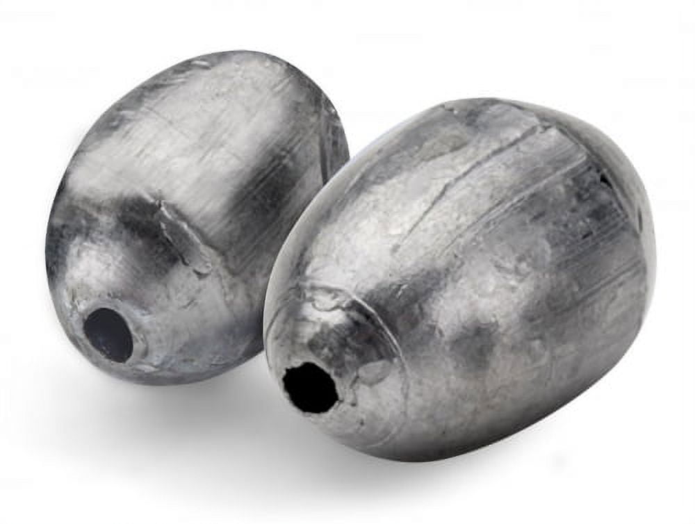 (3 pack) South Bend Egg Sinker Fishing Weights, 3/4 oz., 4-pack
