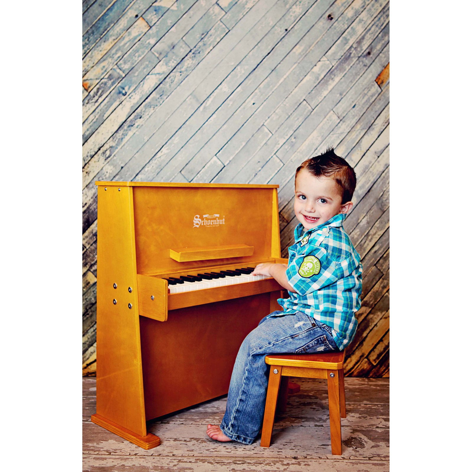 Schoenhut 3798B - 37 Key Day Care Durable with Bench