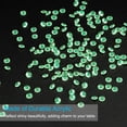 thumbnail image 3 of Uxcell Confeti de mesa de boda Cristales de diamantes acrílicos rellenos de jarrones para decoraciones de mesa Verde claro, 3 of 7