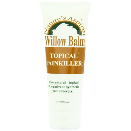 Willow Balm-Nature's Aspirin Topical Painkiller, 3.5 (Best Painkiller For Tension Headache)
