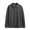 Dark Gray, variant on Dvprdro Cotton Sweatshirts for Men Plus Size Long Sleeve Casual Sweat Shirts Quarter Button Loose Fit Comfy Lapel Pullover Sweatshirts