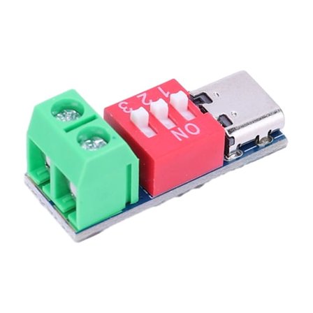 PD Fast Charging Test Board 5-20V Adjustable PD Trigger Board Module USB Type-C 100W Voltage Connetor Power Supply Accessories