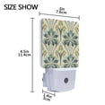 thumbnail image 4 of Yayeee LED Plug in Night Light for The Home with Auto Dusk to Dawn Light Sensors, 2 Pack, Beige Floral Pattern, 4 of 6