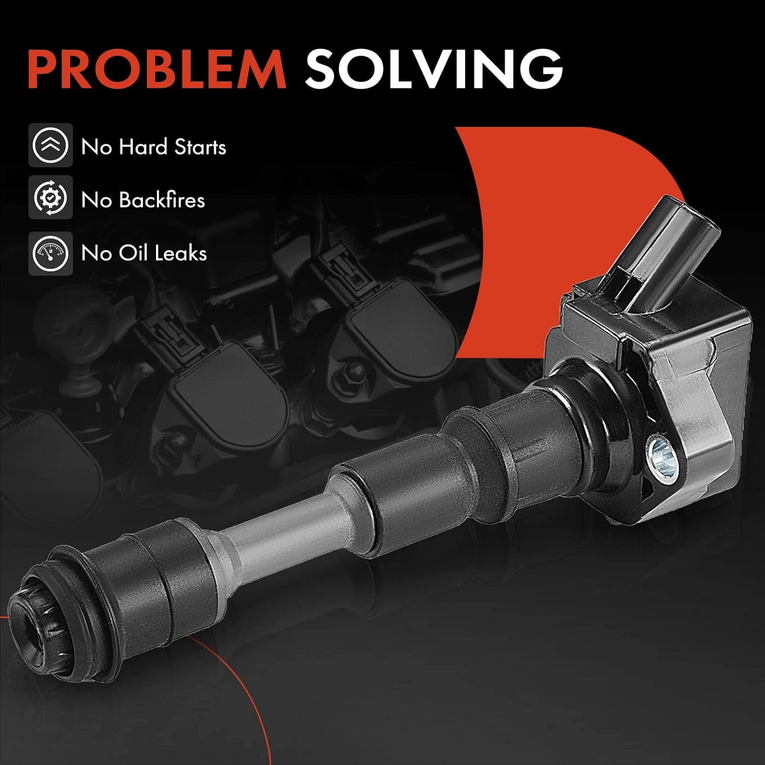 A-Premium Ignition Coil Pack Compatible with Volvo S60 2015-2020 S80 S90 V60 V90 XC40 XC60 XC70 XC90 L4 2.0L 4-PC