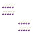 thumbnail image 3 of Ramo de flores artificiales clavel Advancent 10 piezas Púrpura, 3 of 6