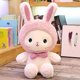 thumbnail image 3 of Almohada de peluche HUOGUO Pink Bunny con alas de 51 cm, 3 of 4