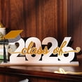 thumbnail image 4 of Desktop Ornament Decor Class of 2026 Graduation Decoration Wooden Table Centerpiece Sign Congrats Grad Keepsake Prop for High School College Tabletop Decoration,Desk Accessory,Resin Ornament,Ceramic, 4 of 5