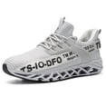 thumbnail image 6 of Sneakers for Men Slip on Fashion Sport Running Tennis Athletic Walking Shoes Gym Runner Trail Shoes White Size 8, 6 of 10