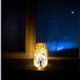 thumbnail image 2 of 24Pcs Halloween Silhouettes Mason Jar Decor Witch Lantern Laser Cutouts Decorations Plastic Scrapbook Decorations for Jars Wall Window Glass Car Decor DIY Craft Gifts Black 3.9x3.5Inch, 2 of 6