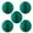 Green, Set of 5, variant on Wrapables® 6" Set of 5 Tissue Honeycomb Ball Party Decorations for Weddings, Birthday Parties, Baby Showers, and Nursery Décor, Black