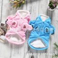 thumbnail image 4 of Stitch Coat Jacket Pet Dog Clothes Velvet Clothing Dogs Super Small Cute Chihuahua Thicken Autumn Winter Blue Boy Mascotas ShopWise Round, 4 of 7