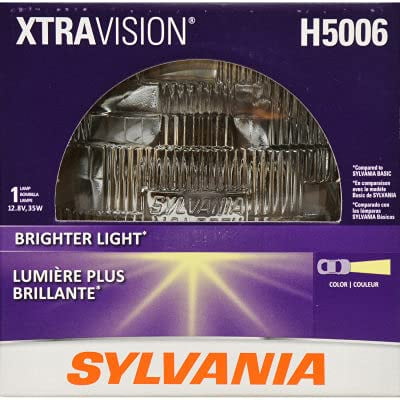 Faro delantero Sylvania H5006 XtraVision, haz sellado, halógeno