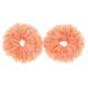 thumbnail image 1 of 2pcs Ponytail Holder Fluffy Hair Rings Faux Fur Hair Rope Elastic Hair Holder, 1 of 4